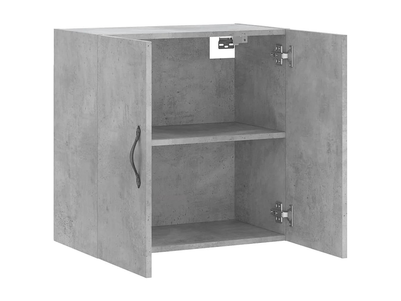 Armoire murale gris béton 60x31x60 cm bois d'ingénierie