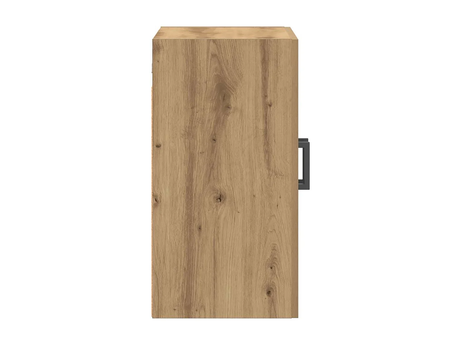 Mobiletto da parete in rovere fatto a mano, 60x31x60 cm, legno ingegnerizzato