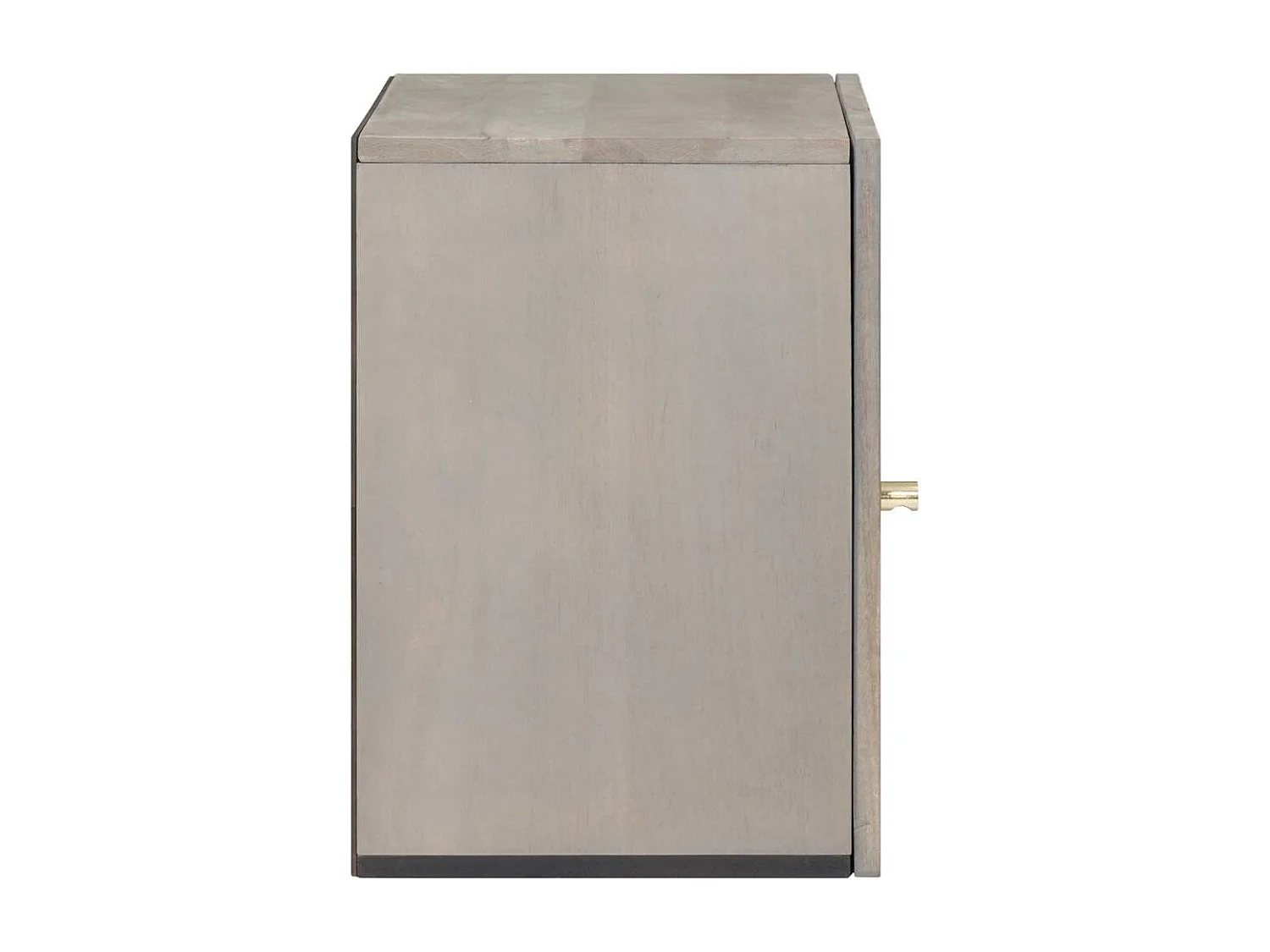 Armoire murale de salle de bain avec porte Gris 38 x 33 x 48 cm