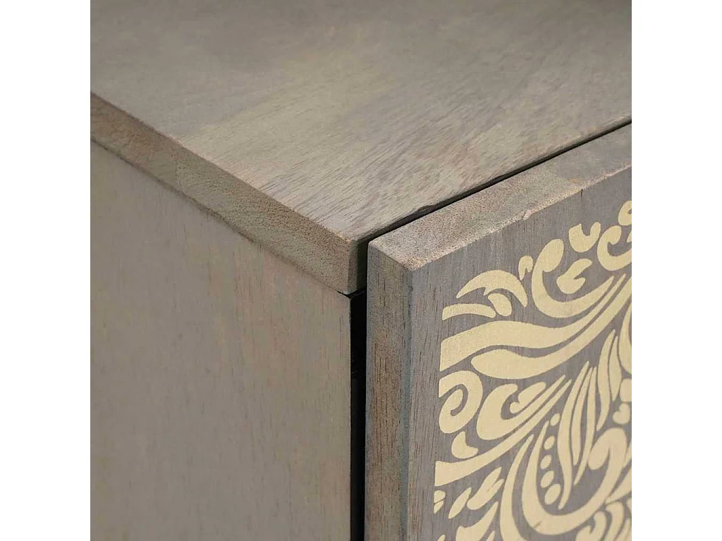 Mobiletto da bagno con anta, grigio, 38 x 33 x 48 cm