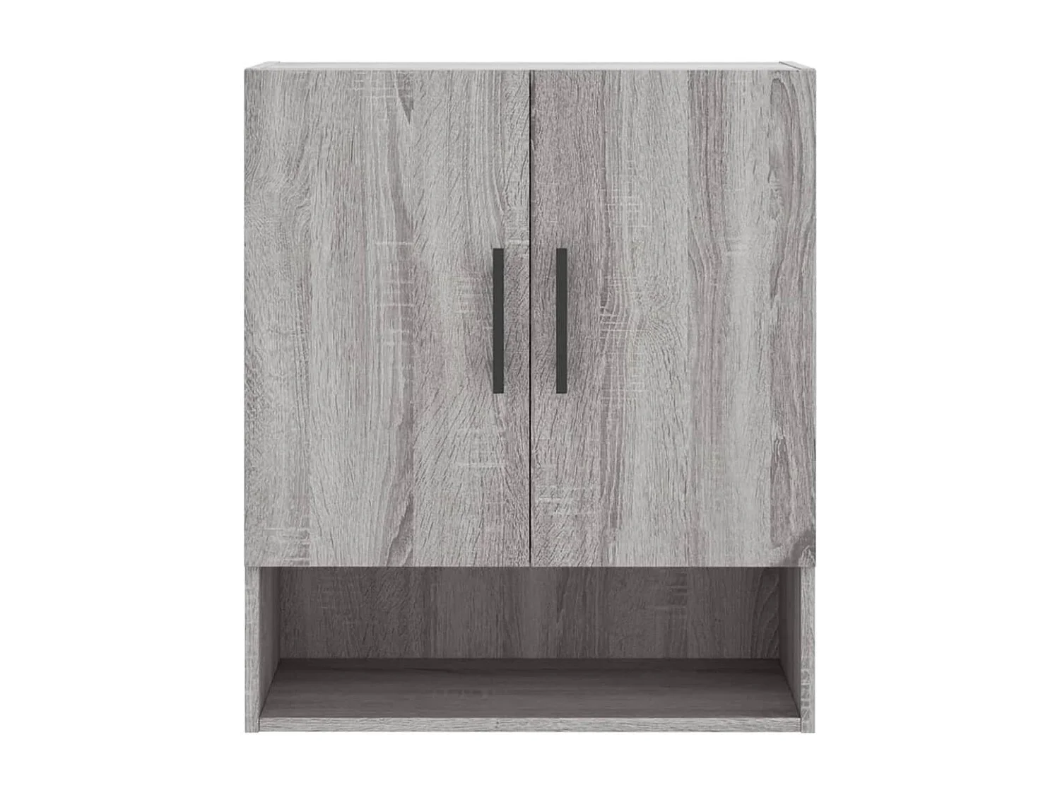 Mobiletto da parete grigio Sonoma 60x31x70 cm in legno ingegnerizzato