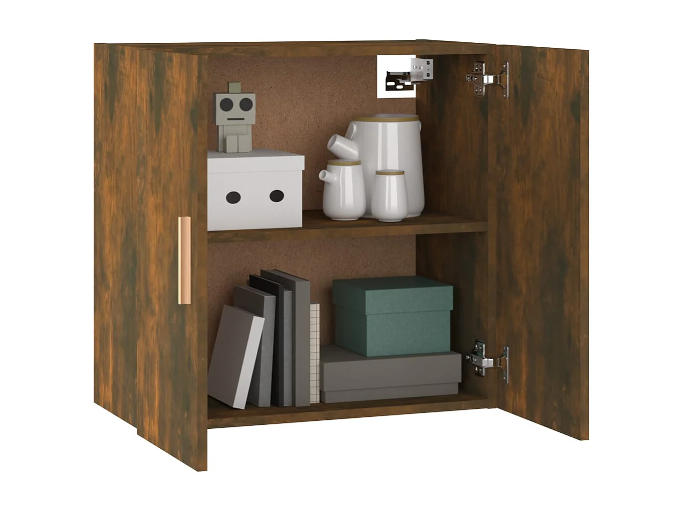 Armoire murale Chêne fumé 60x30x60 cm Bois d'ingénierie