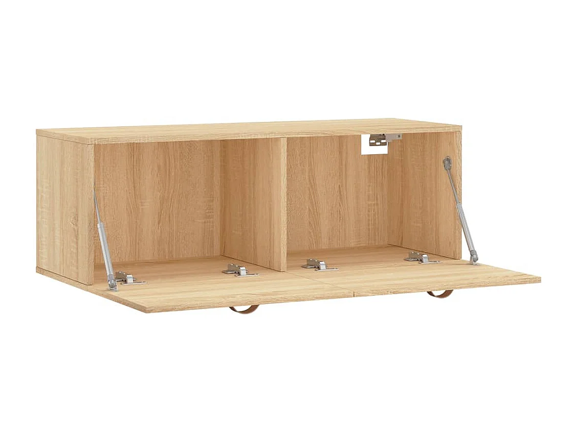 Armoire murale chêne sonoma 100x36,5x35 cm bois d'ingénierie