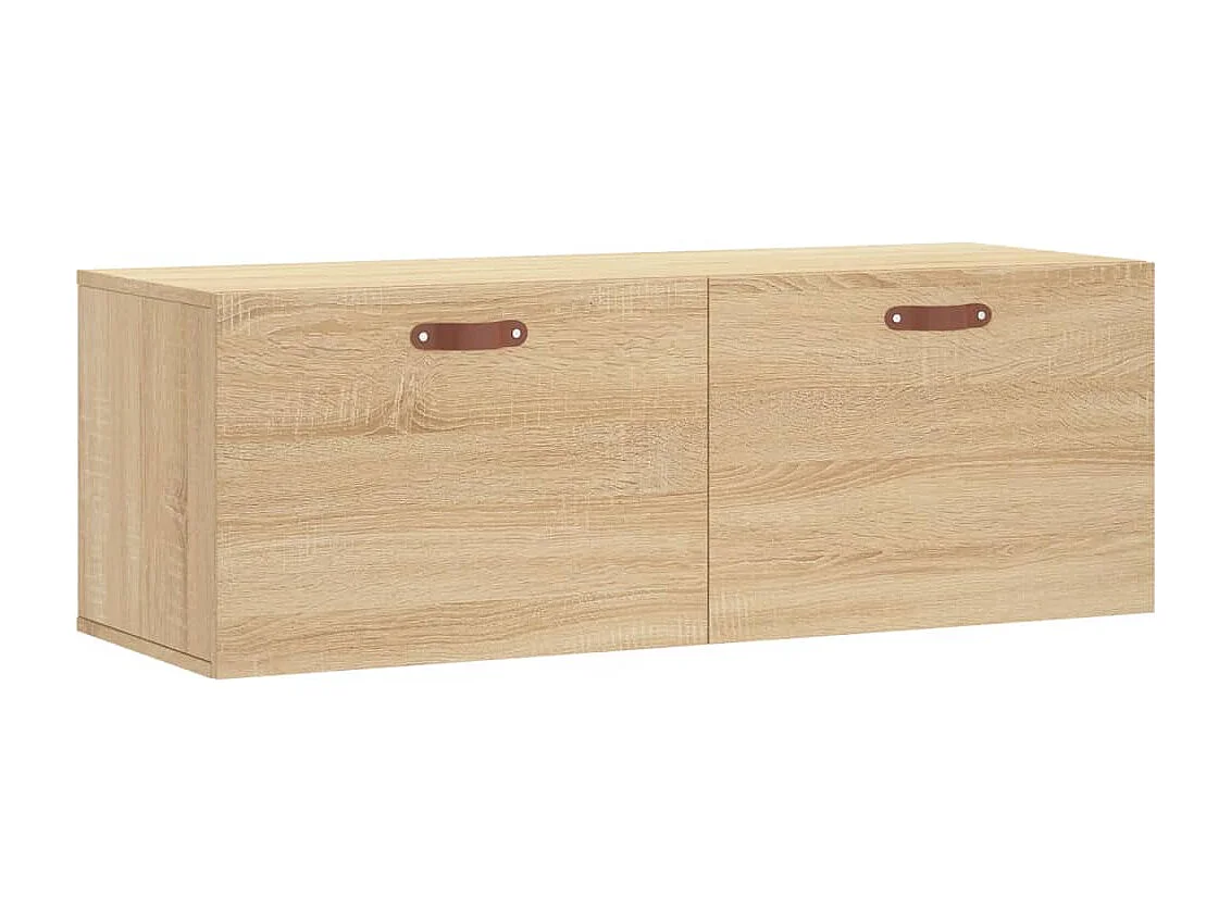 Mobiletto da parete in rovere Sonoma, 100x36,5x35 cm, legno ingegnerizzato