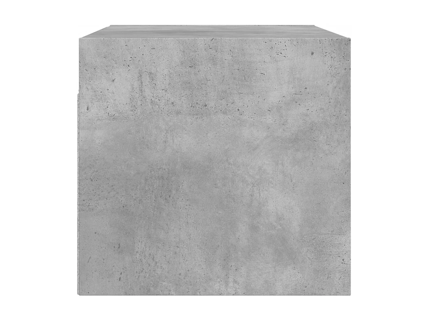 Armoire murale avec portes en verre gris béton 68,5x37x35 cm