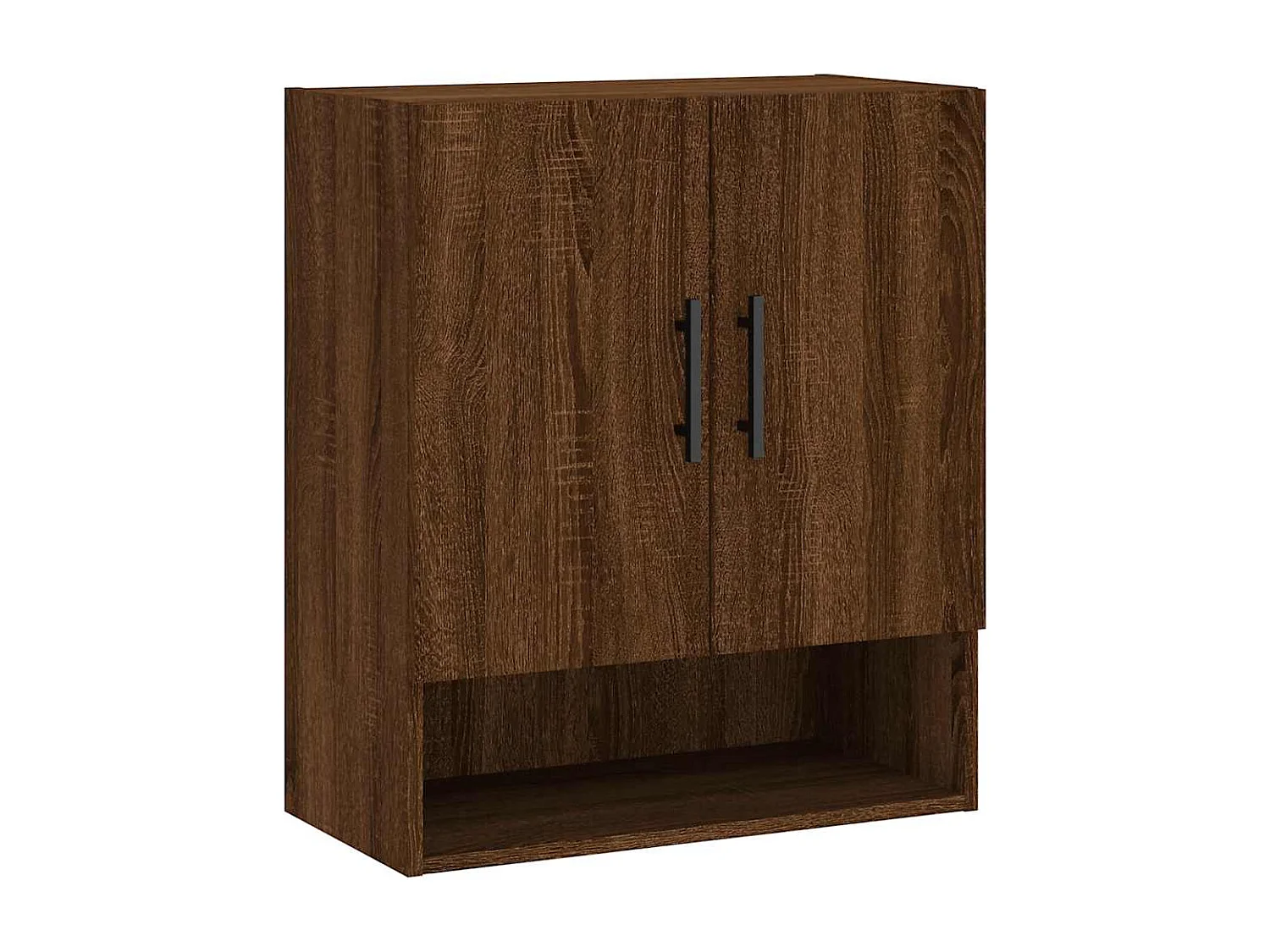 Pensile in rovere marrone 60x31x70 cm in legno ingegnerizzato