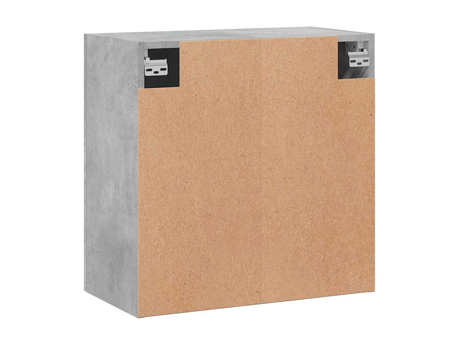 Armoire murale gris béton 60x31x60 cm bois d'ingénierie