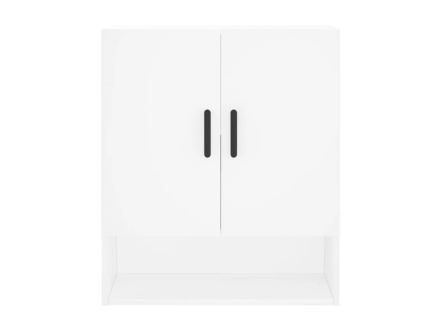 Armoire murale blanc 60x31x70 cm bois d'ingénierie