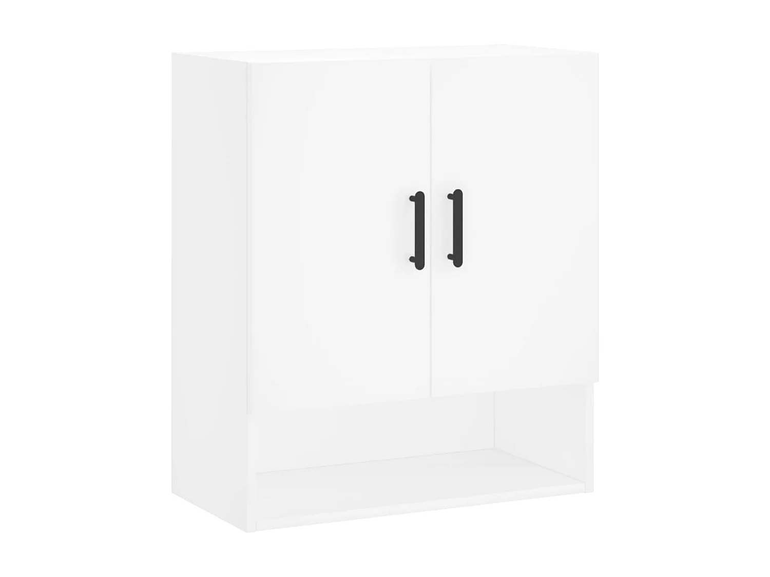 Pensile bianco 60x31x70 cm in legno ingegnerizzato