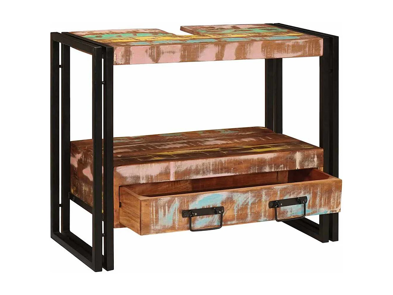 Meuble sous-vasque de salle de bain avec tiroir avec étagère