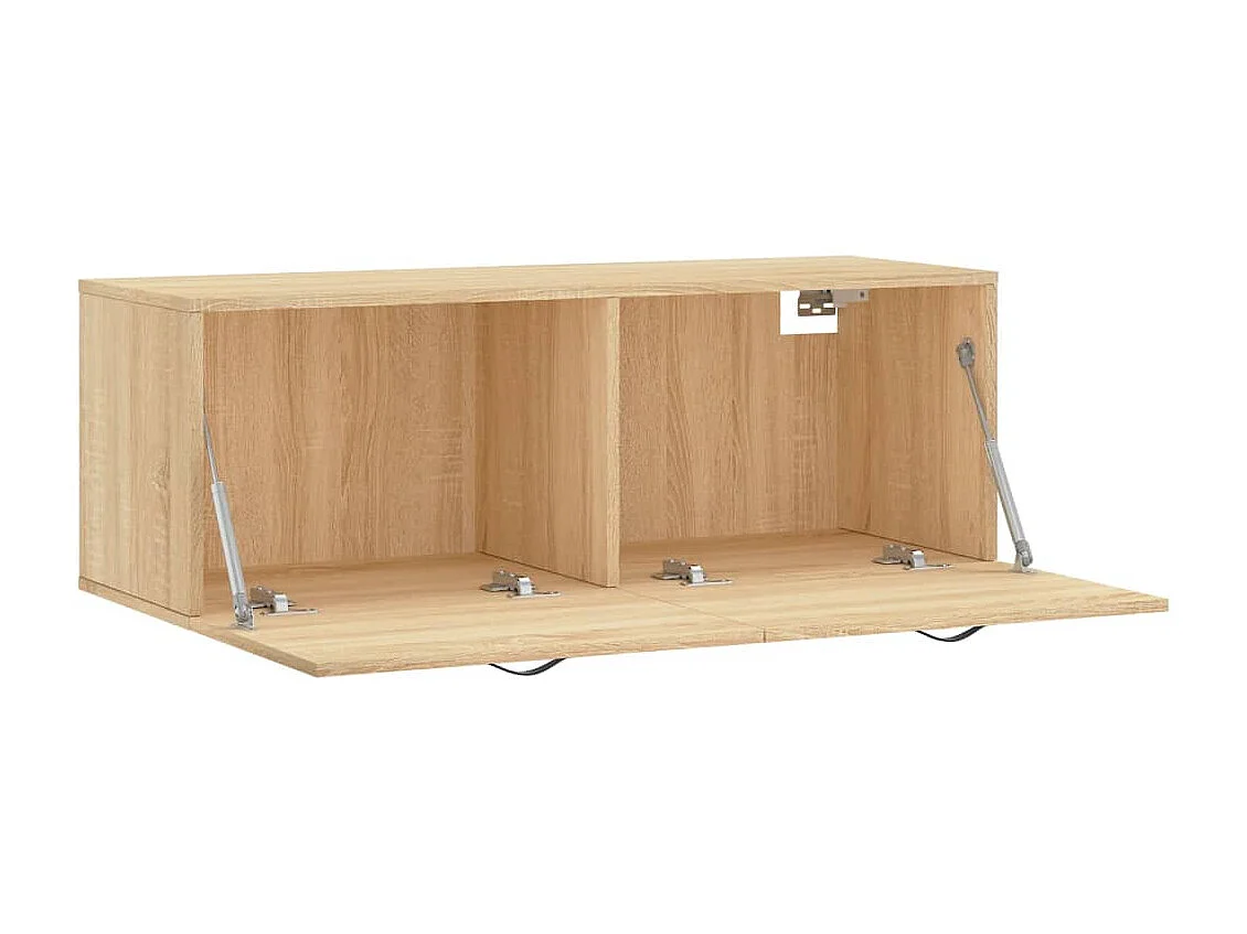 Armoire murale chêne sonoma 100x36,5x35 cm bois d'ingénierie