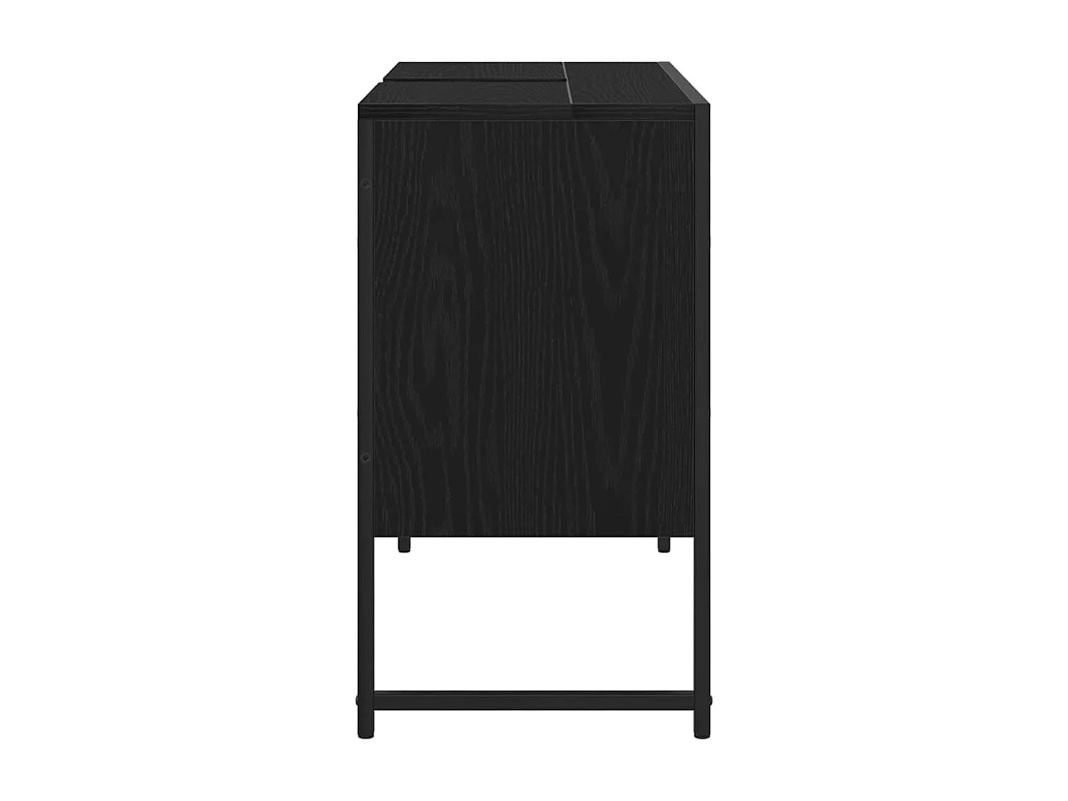 Meuble sous-vasque de salle de bain Chêne noir 80 x 30 x 60 cm