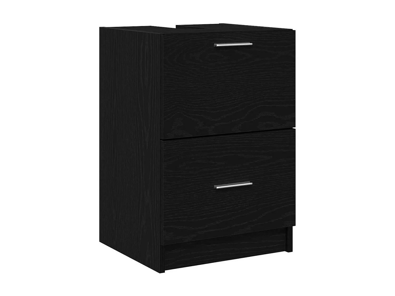 Meuble Sous Évier Chêne noir 40 x 37 x 59 cm Bois d'ingénierie