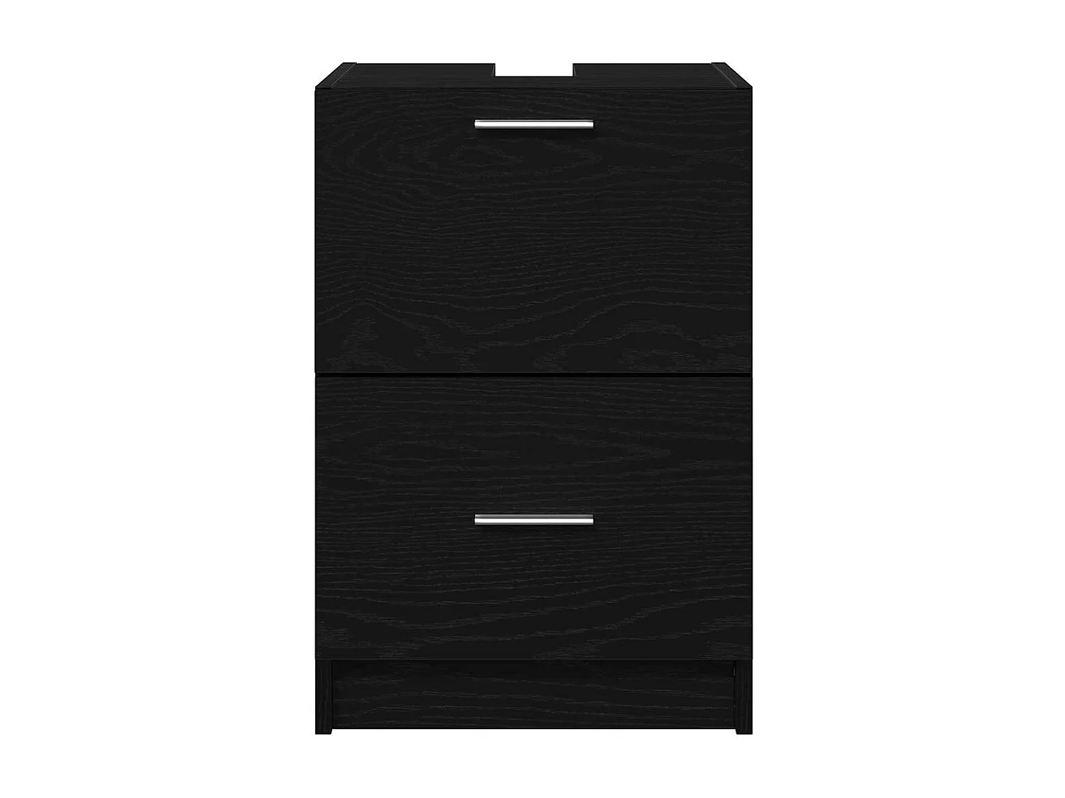 Meuble Sous Évier Chêne noir 40 x 37 x 59 cm Bois d'ingénierie