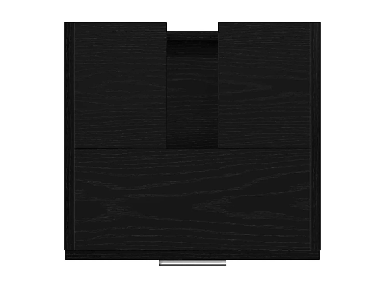 Mobiletto sottolavello, rovere nero, 40 x 37 x 59 cm, legno ingegnerizzato