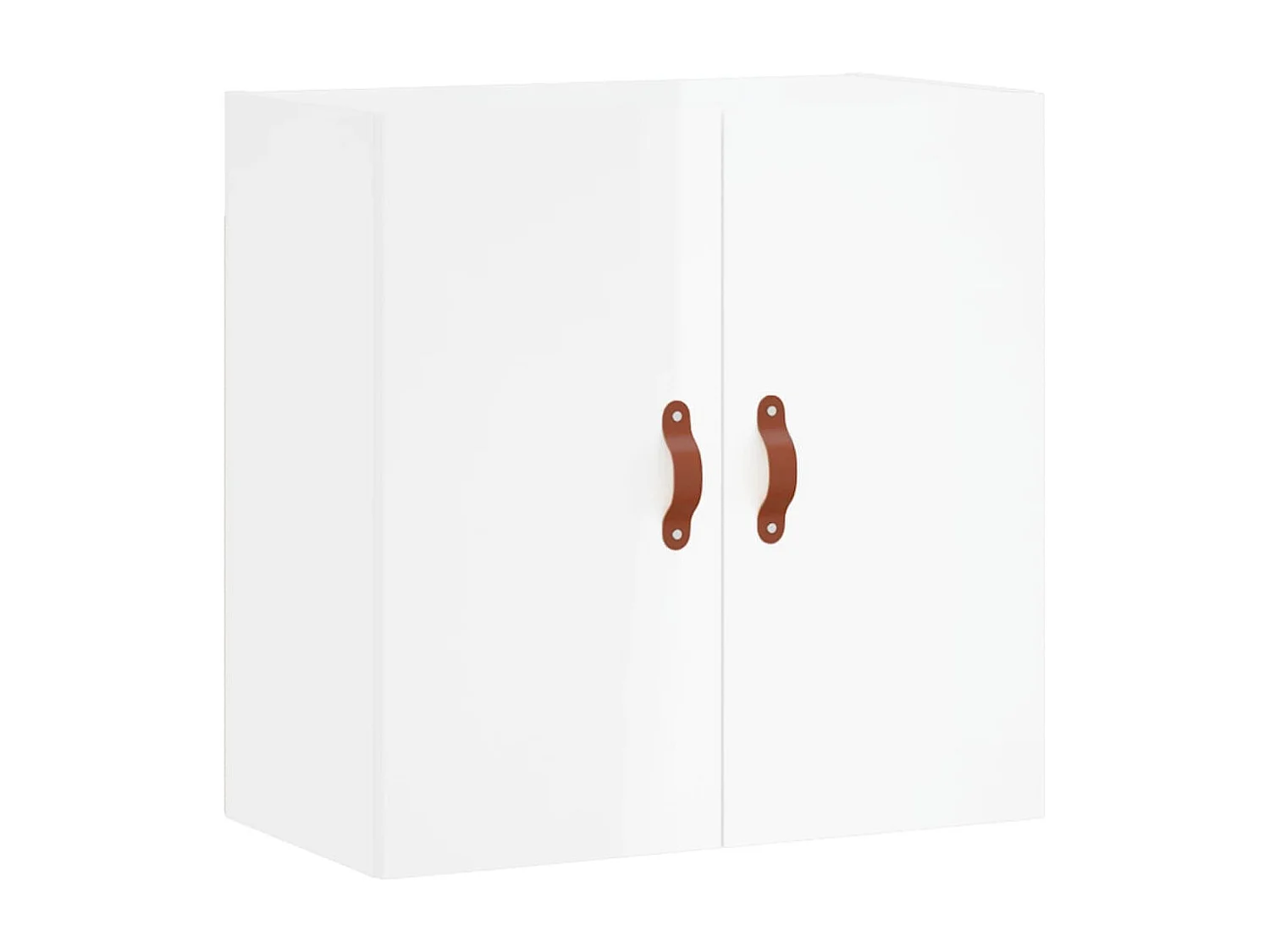 Armoire murale Blanc brillant 60x31x60 cm Bois d'ingénierie