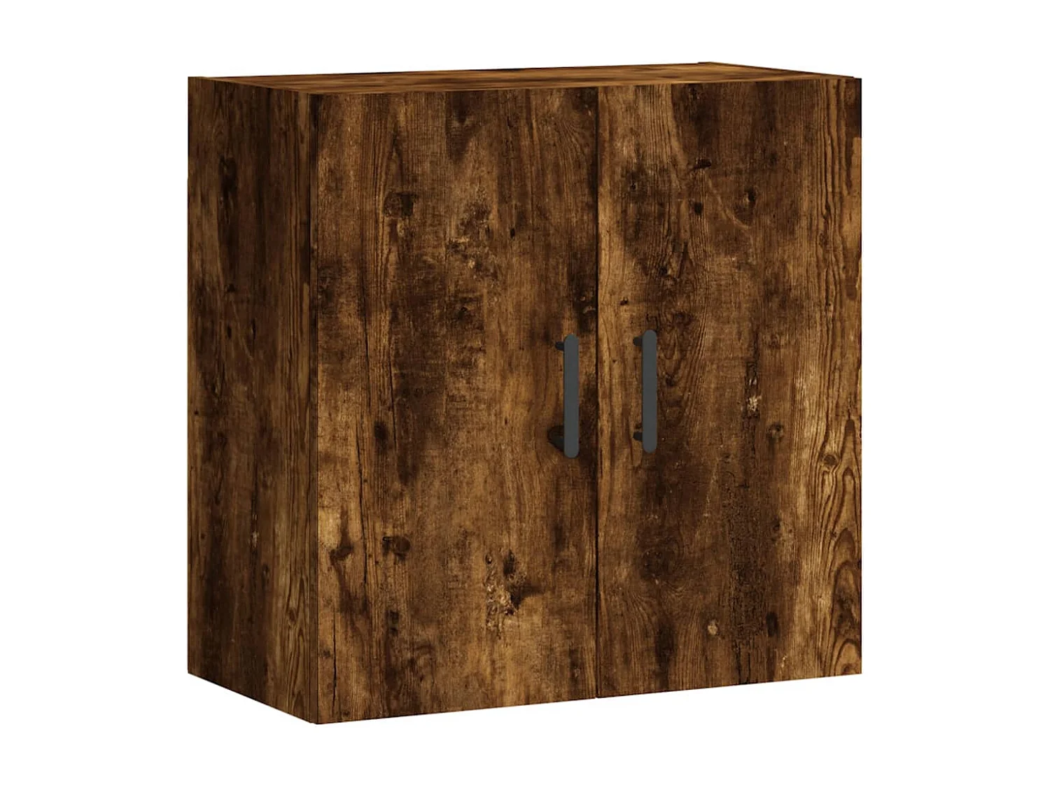 Armoire murale chêne fumé 60x31x60 cm bois d'ingénierie