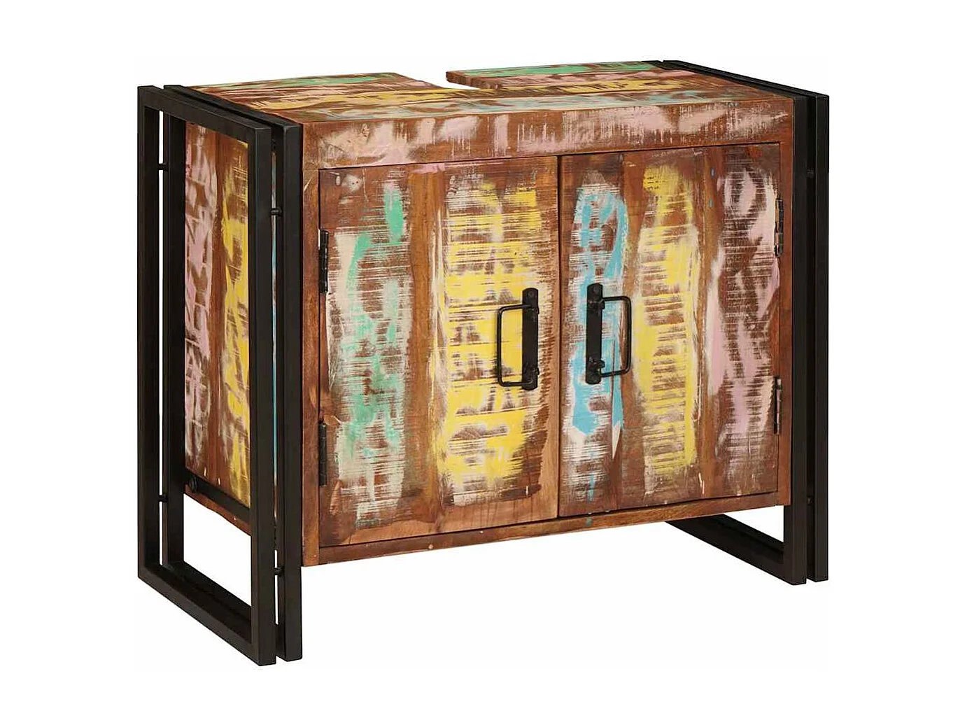 Meuble sous-vasque de salle de bain avec porte