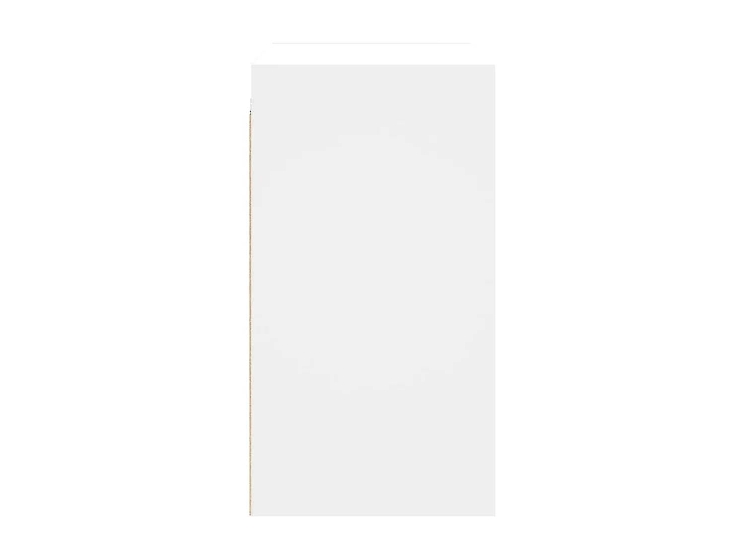 Pensile con ante in vetro bianco, 68x37x68,5 cm