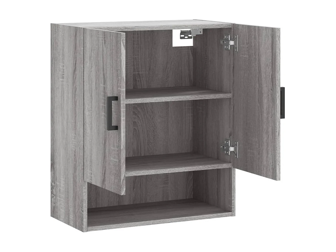 Mobiletto da parete grigio Sonoma 60x31x70 cm in legno ingegnerizzato