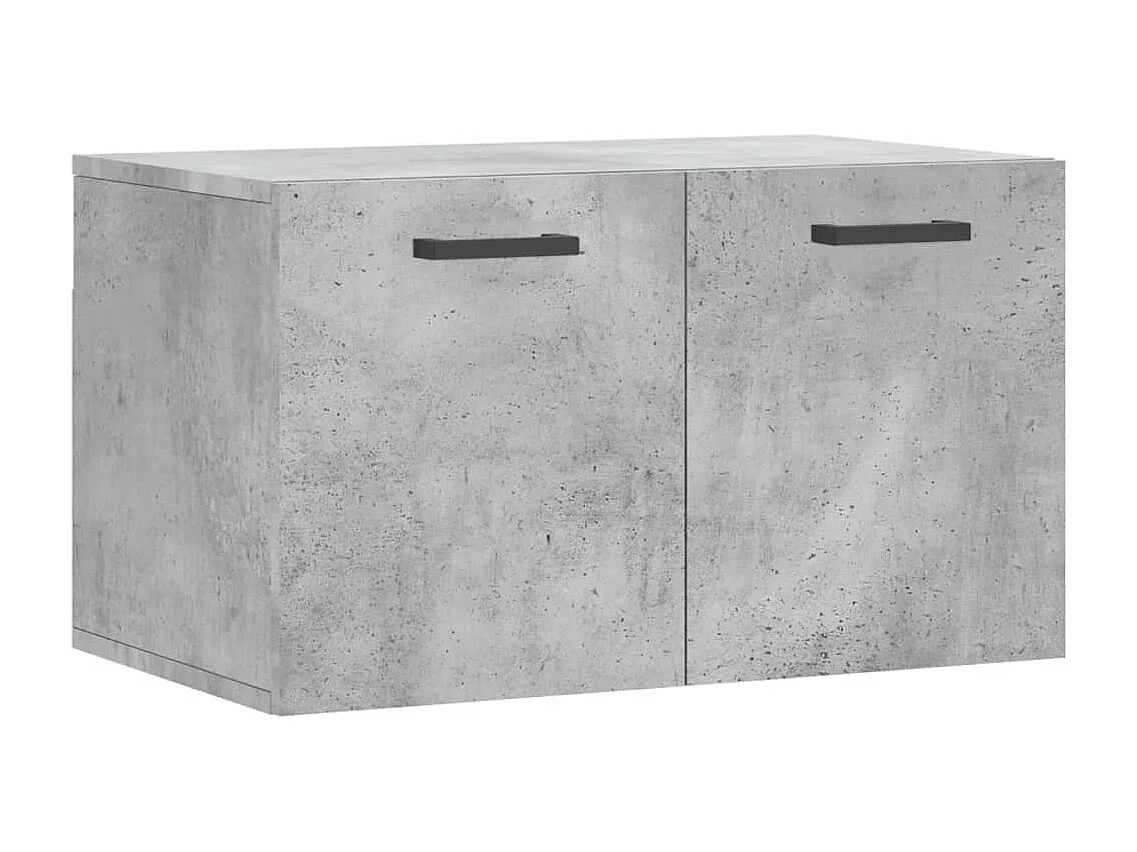 Armoire murale Gris béton 60x36,5x35 cm Bois d'ingénierie