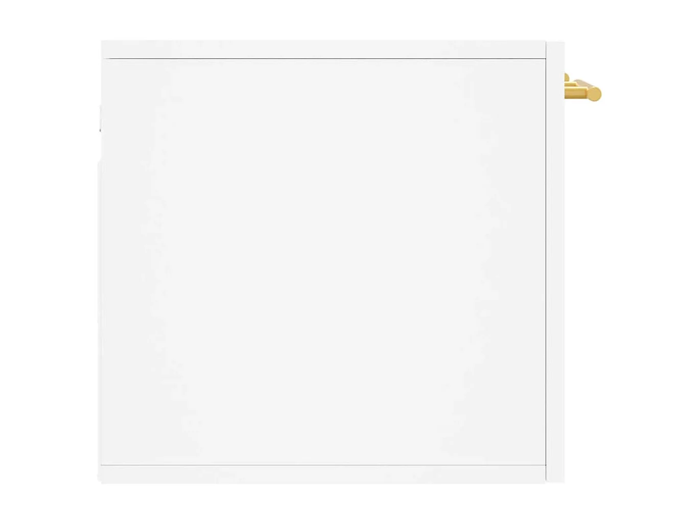 Armoire murale Blanc 60x36,5x35 cm Bois d'ingénierie