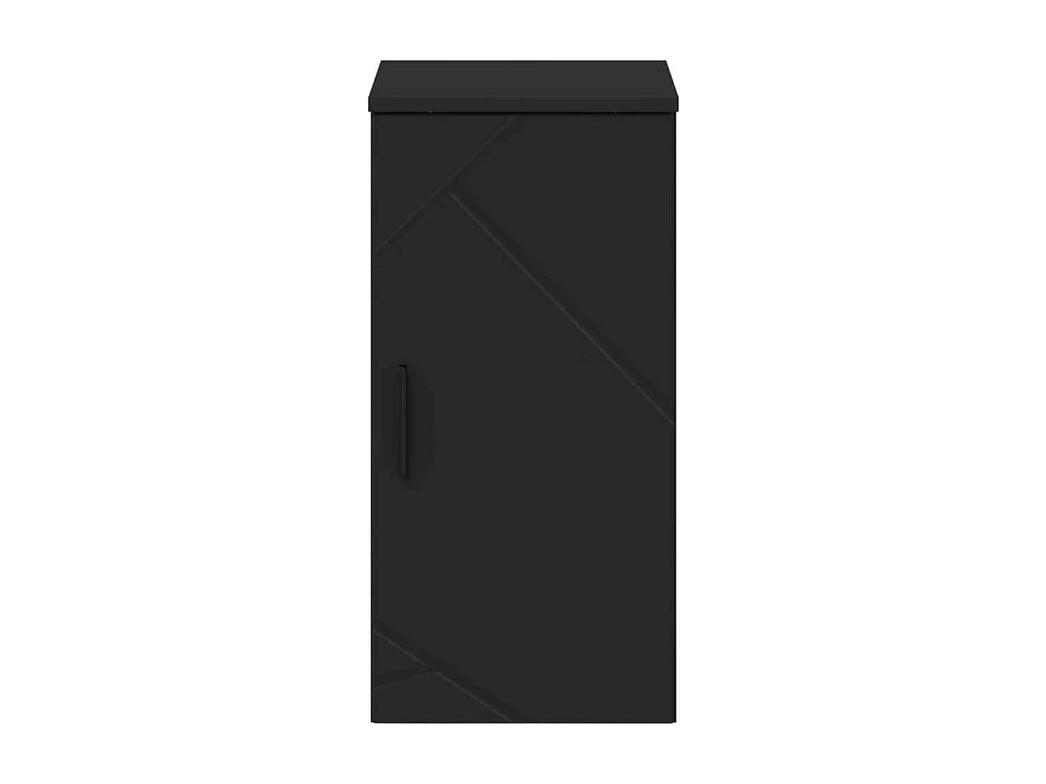 Cabinet de salle de bain avec stockage Noir 30 x 31,5 x 61 cm