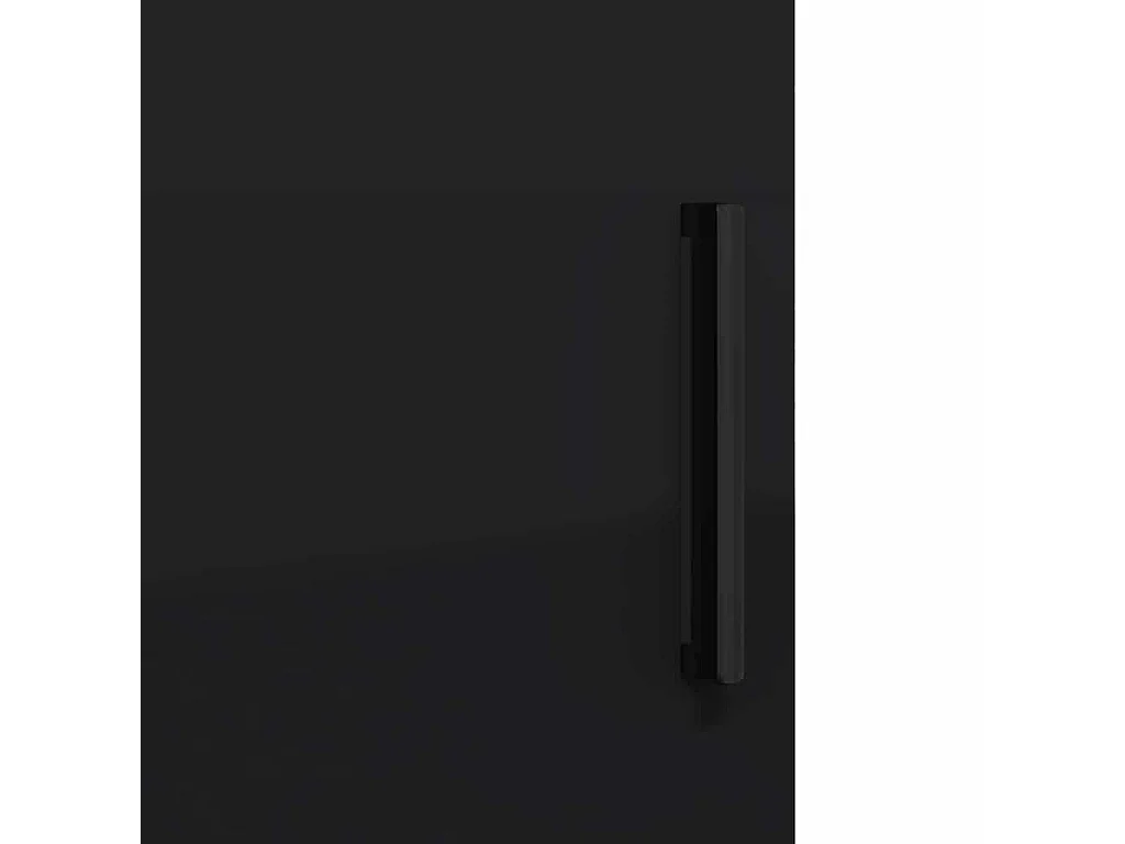 Mobiletto da bagno con contenitore, nero, 30 x 31,5 x 61 cm