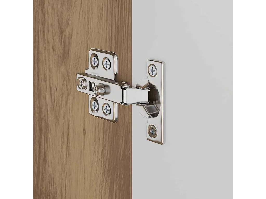 Armoire de lavabo de salle de bain chêne artisanal