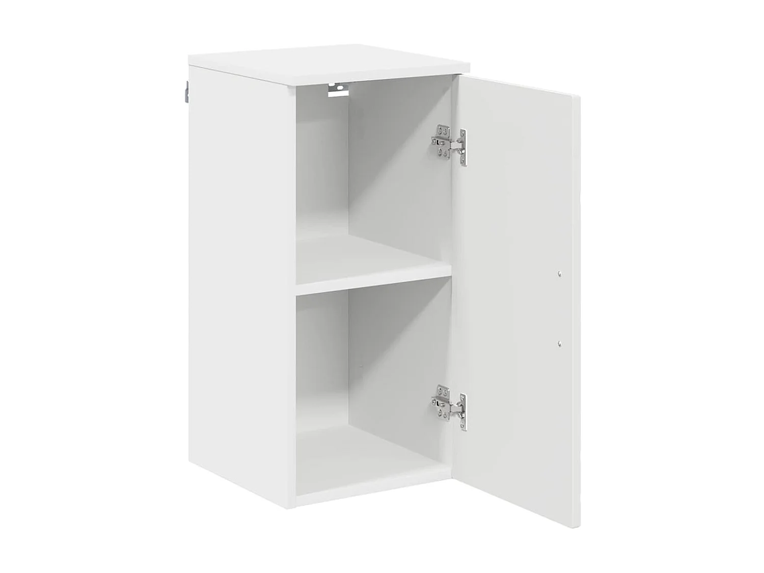 Mobiletto da bagno con contenitore, bianco, 30 x 31,5 x 61 cm