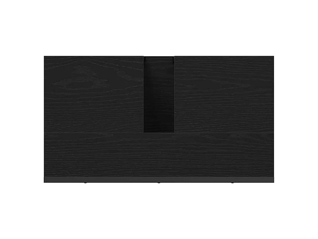 Mobile lavabo per bagno, rovere nero, 60 x 30 x 60 cm