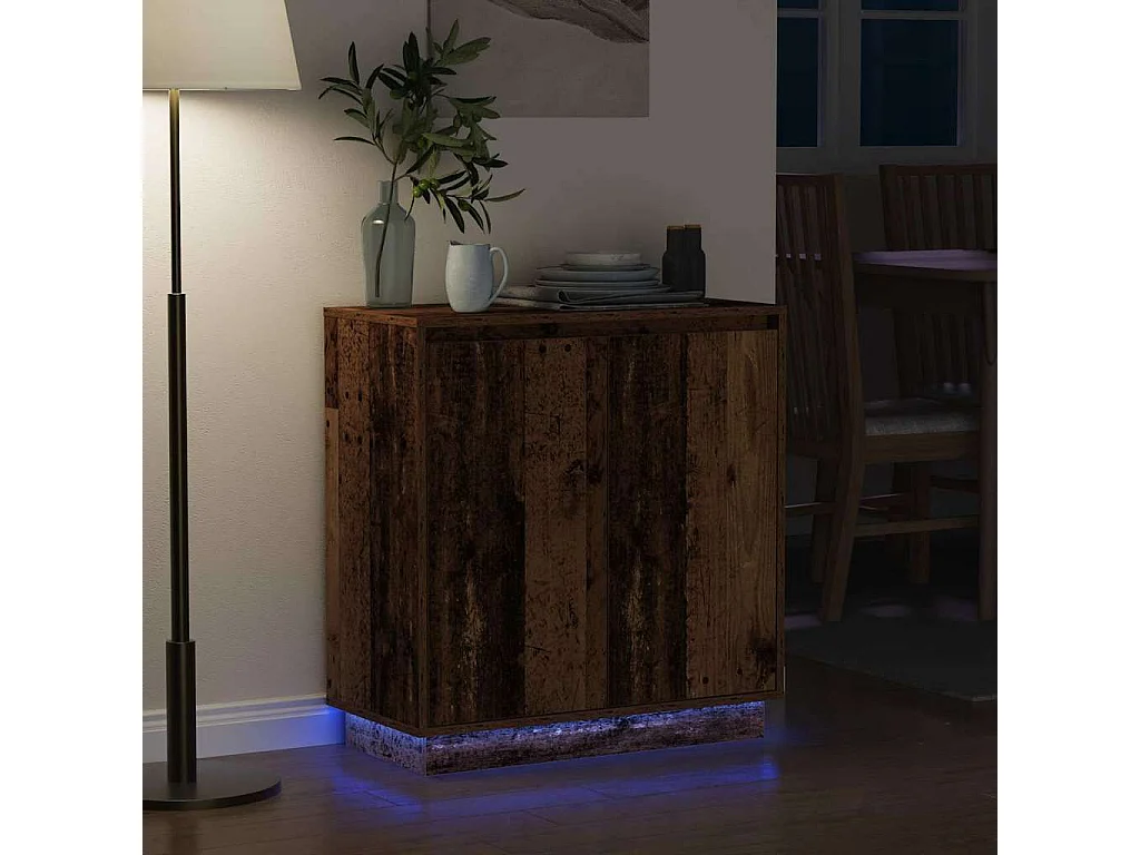 Buffet in legno antico 71 x 34,5 x 75 cm Legno ingegnerizzato