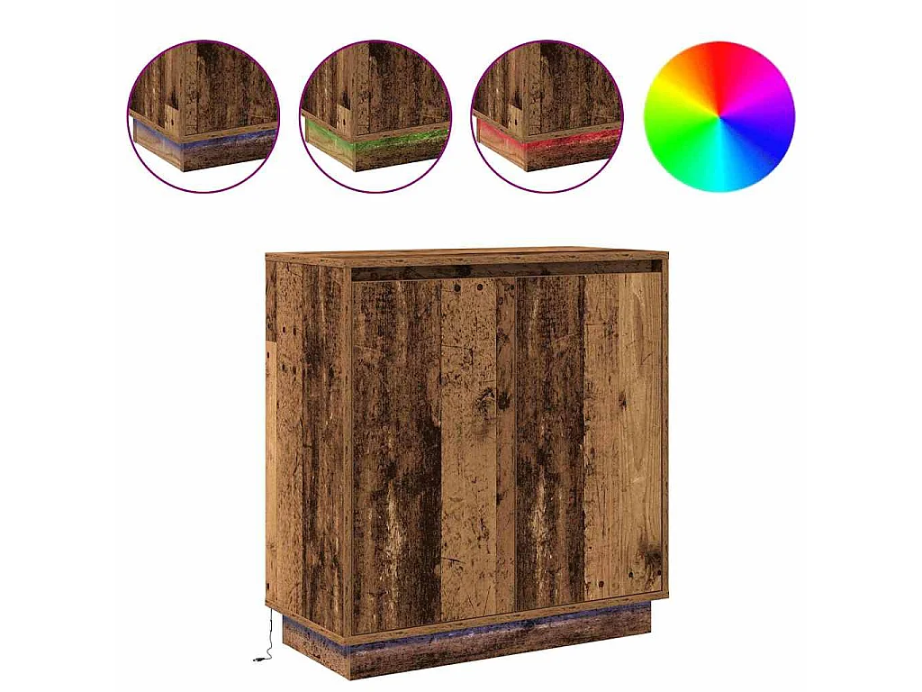 Buffet Bois Ancien 71 x 34.5 x 75 cm Bois d'ingénierie