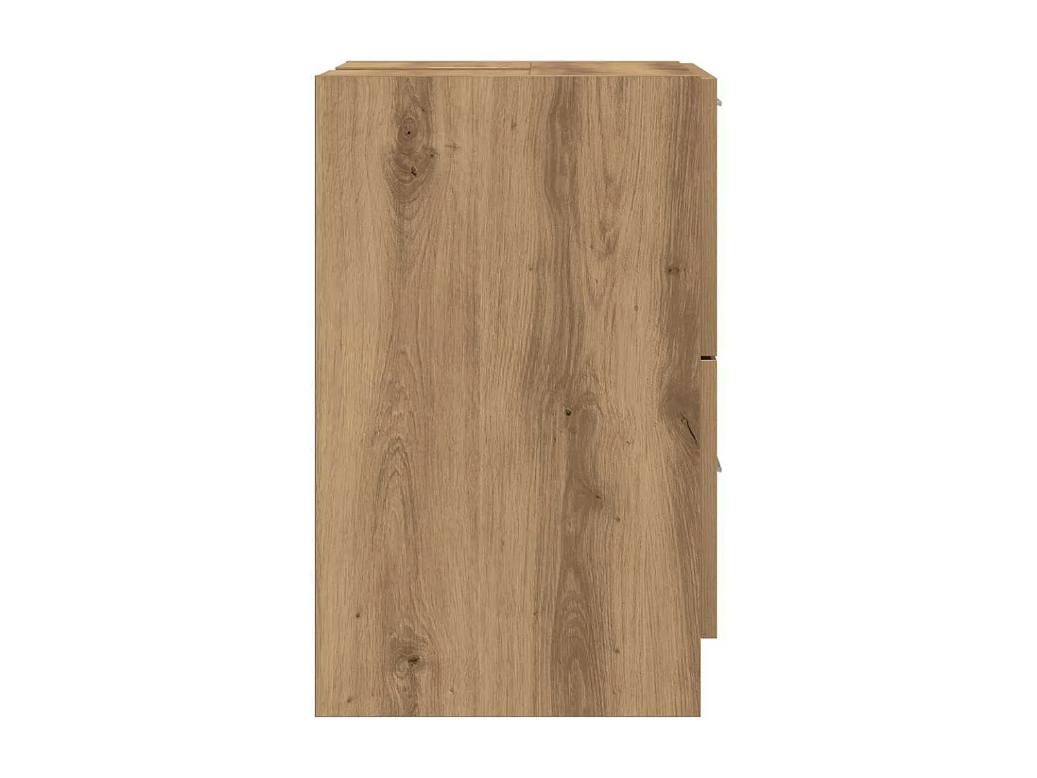 Mobile sottolavello con cassetto, rovere lavorato a mano, 40 x 37 x 59 cm