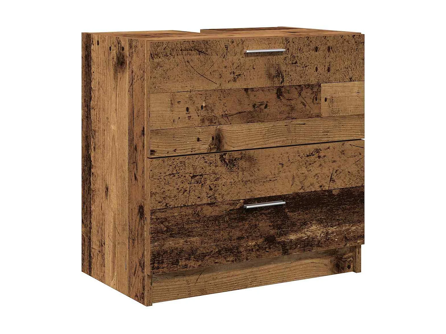 Mobiletto sottolavello in legno antico 59 x 37 x 59 cm in legno ingegnerizzato