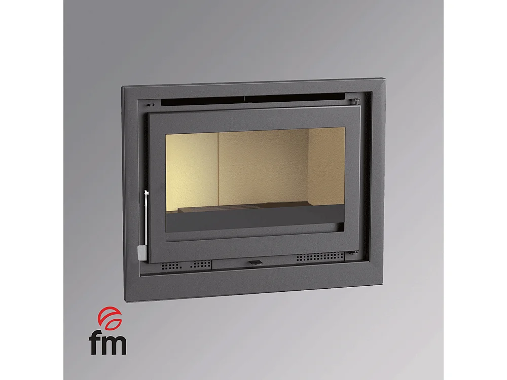 Insert à bois en acier 70cm - Gaïa