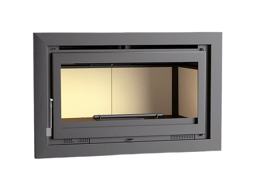 Insert à bois en acier - Phoenix - Intérieur en vermiculite