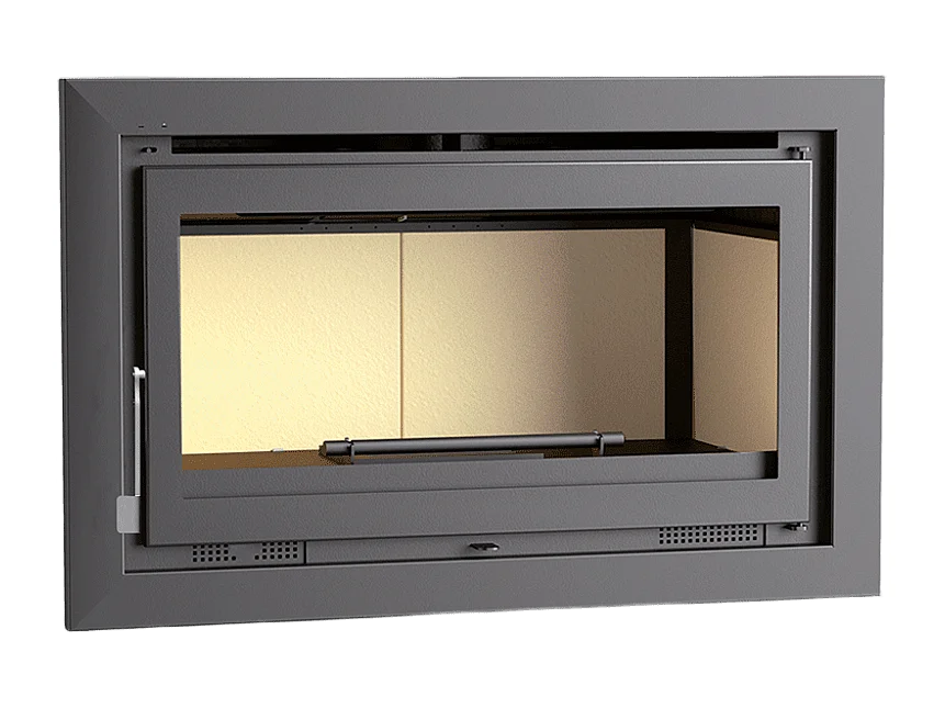 Insert à bois en acier - Phoenix - Intérieur en vermiculite