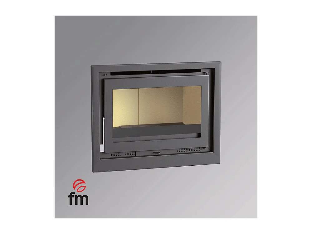 Insert à bois en acier - Vulcain - Intérieur en vermiculite