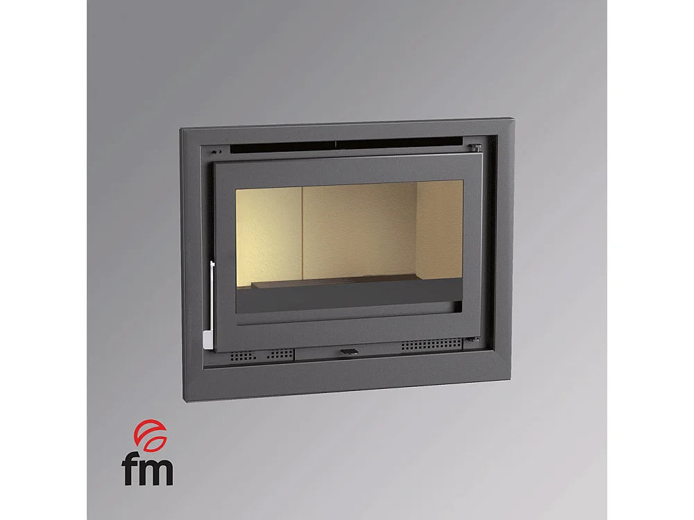 Insert à bois en acier - Vulcain - Intérieur en vermiculite