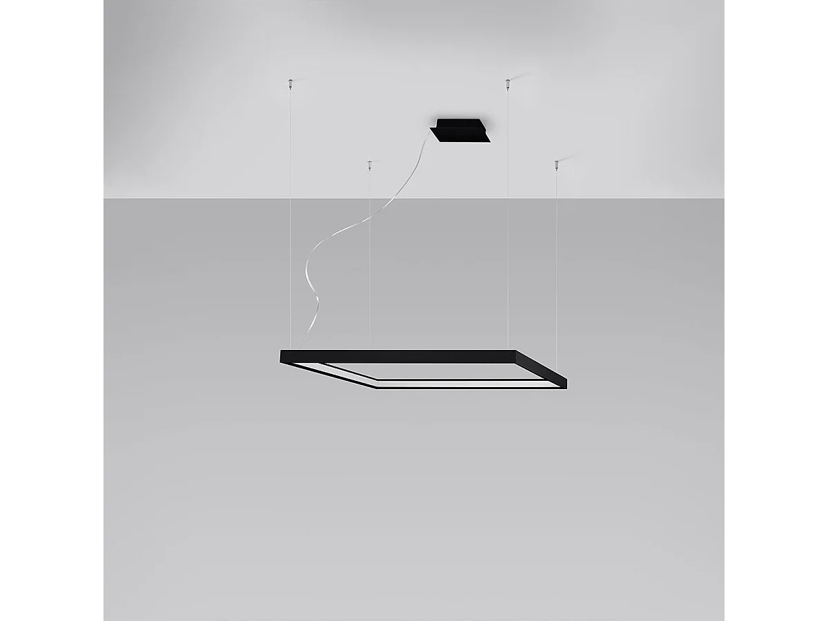 Lustre Luxa M noir 3000K