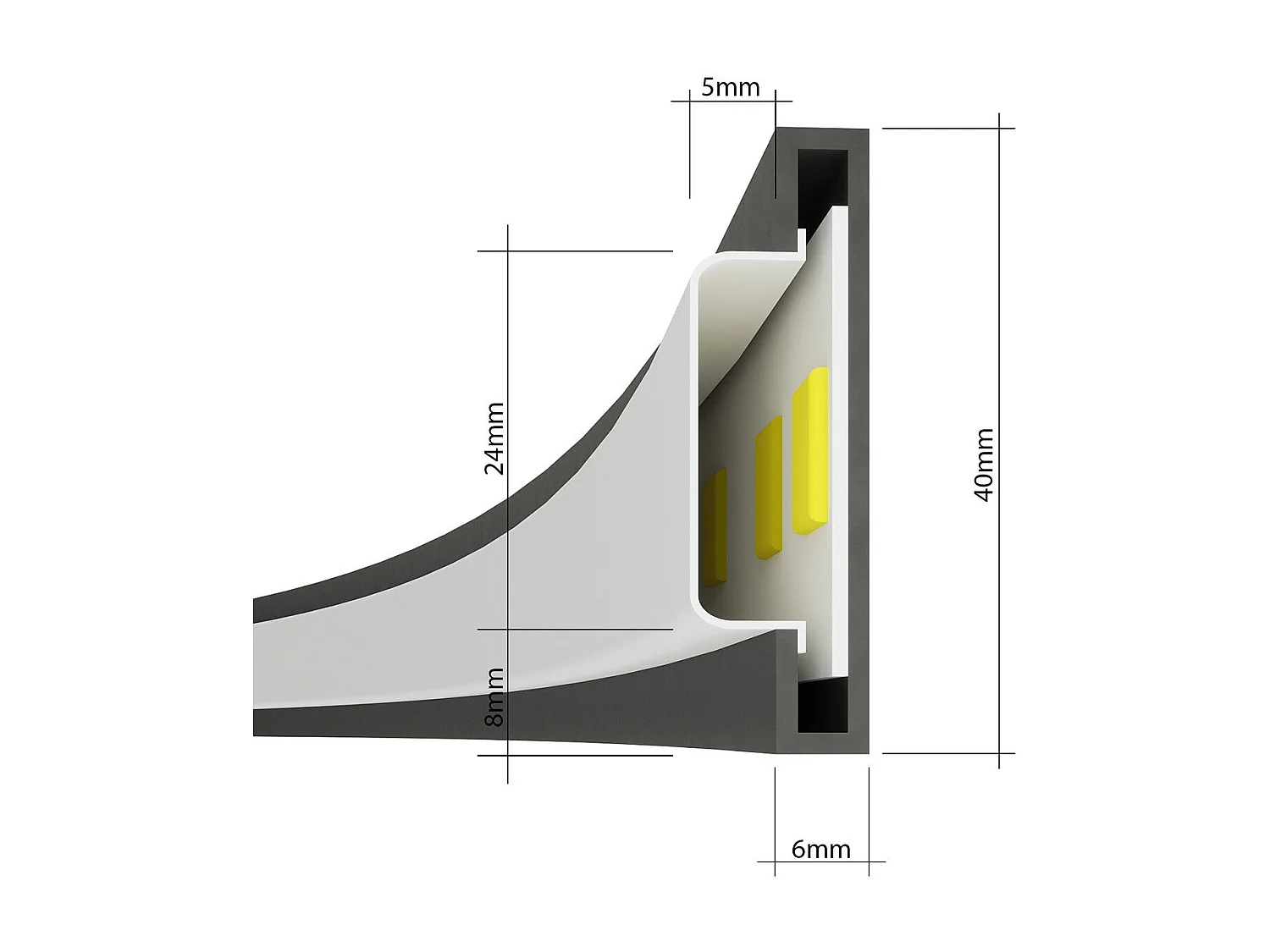 Lampe suspendue Nyra 110 blanc 4000K