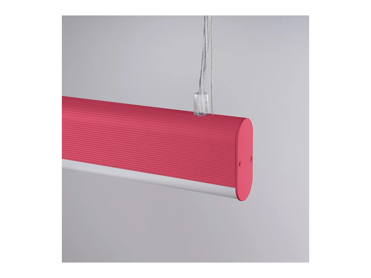 Lampe suspendue Oris rose LED 3000K