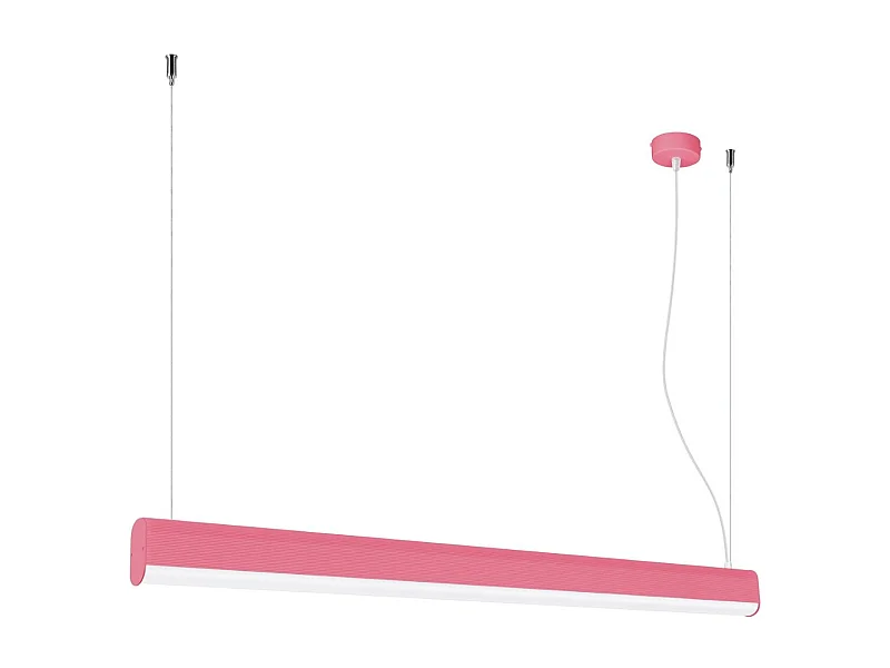 Lampe suspendue Oris rose LED 3000K