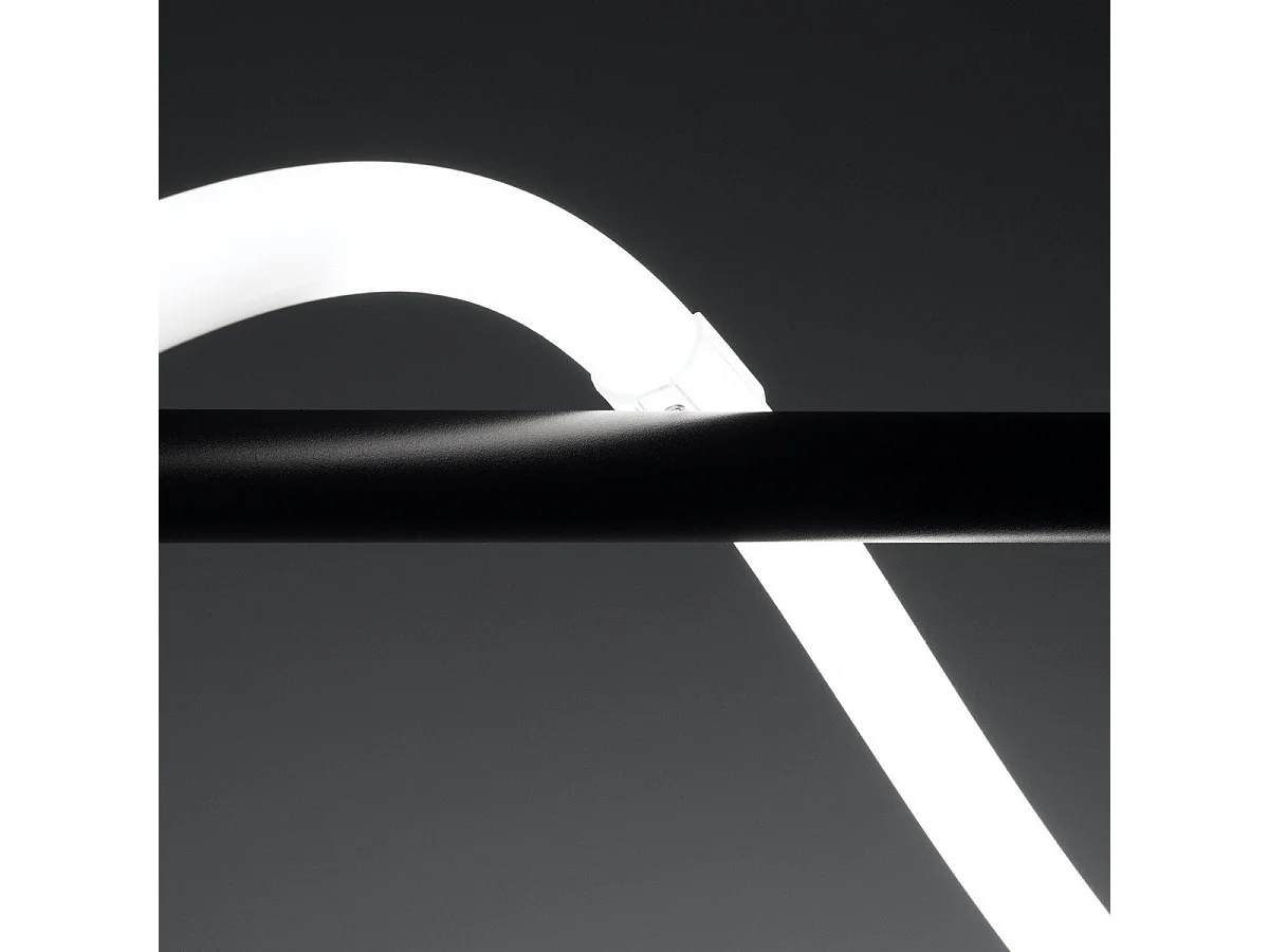 Lampe suspendue Luma 148 noir LED 2700-6500K