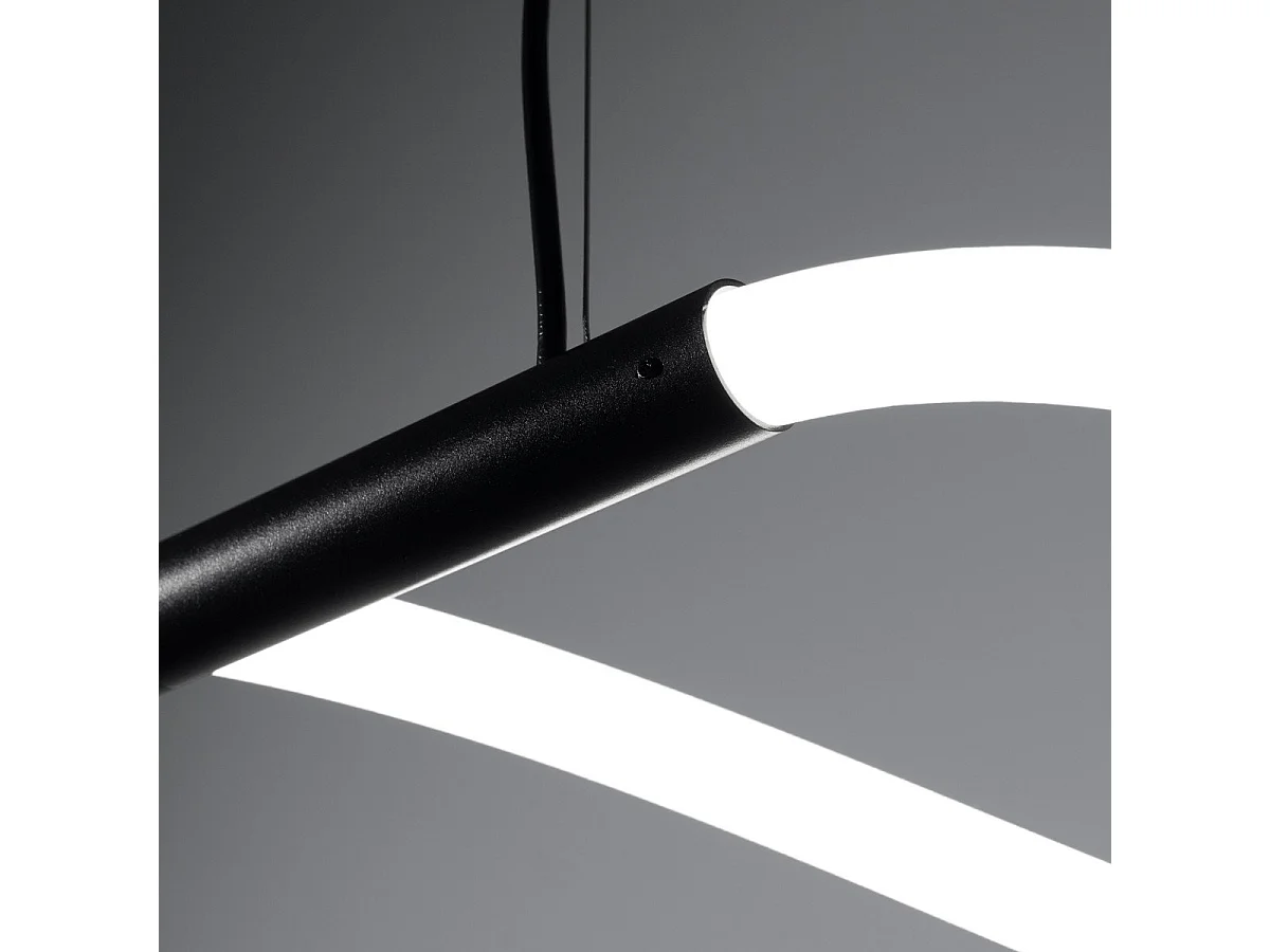 Lampe suspendue Luma 148 noir LED 2700-6500K
