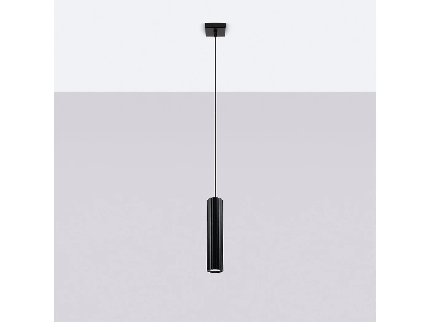 Lampe suspendue Onyx 1 noir