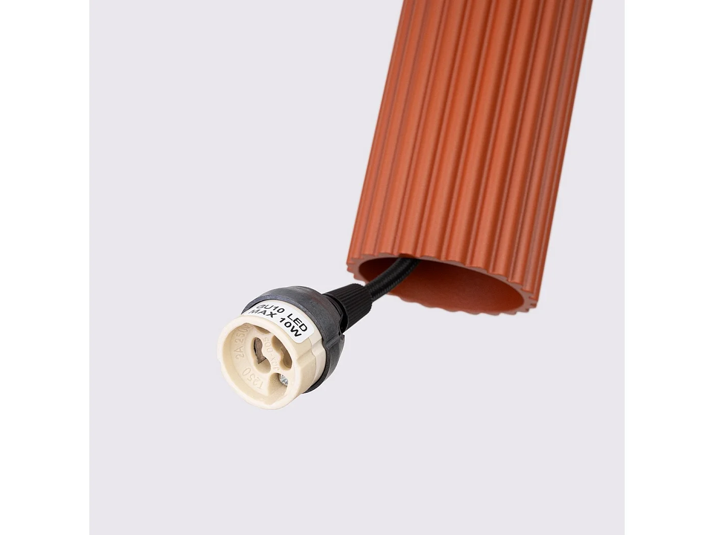 Lampe suspendue Onyx 2 rouge ocre