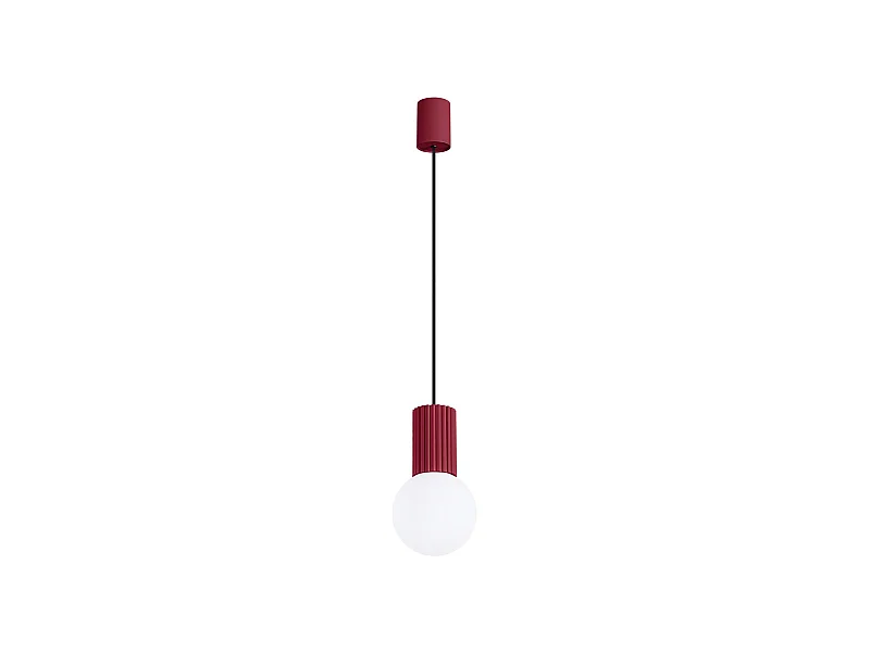 Lampe suspendue Orbis 1 bordeaux