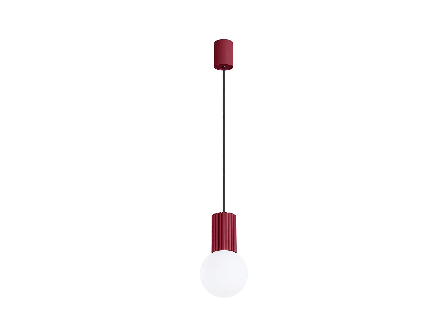 Lampe suspendue Orbis 1 bordeaux